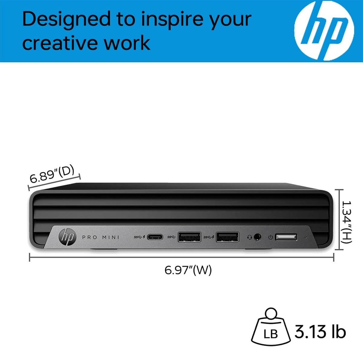 HP Pro Mini 400 G9 Desktop | i7-12700T, 16GB RAM, 512GB SSD | EX-LEASE