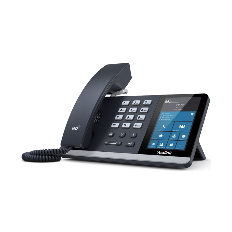 Yealink SIP-T55A – Smart Business IP Phone | 4.3" Touchscreen | HD Audio | Skype for Business & Teams Compatible