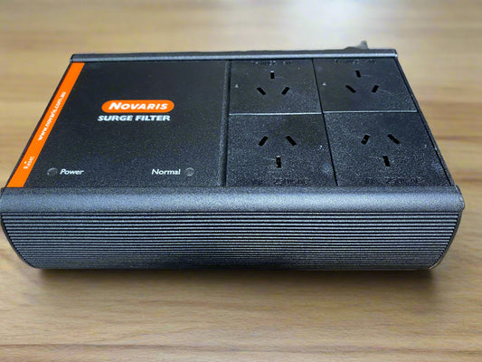 Novaris PP10A4-50 Plug-In Surge Filter | 50kA | 275VAC | 4 Outlets | Industrial Grade