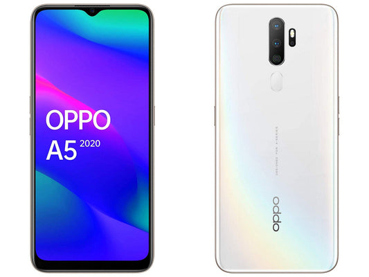 Oppo A5 2020 – 6.5" Smartphone | 64GB Storage | 5000mAh Battery | Stream White