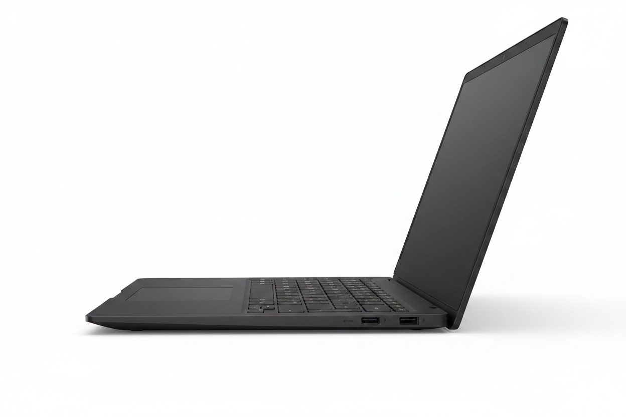 Microsoft Surface Laptop 4 side profile matte black