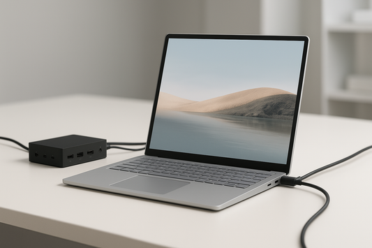 microsoft surface laptop 3 with docking station