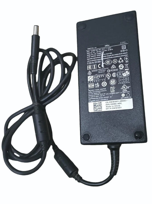 Dell 180W AC Adapter – 7.4mm Barrel Tip, 19.5V 9.23A, Genuine OEM Power Supply