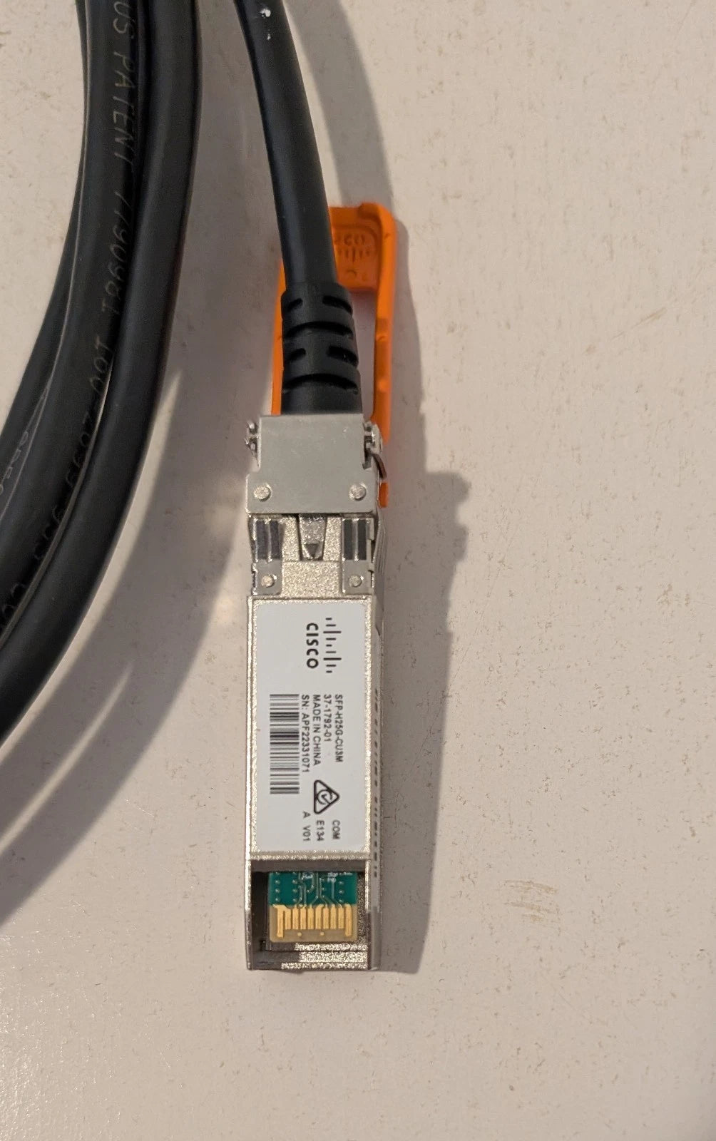 Cisco SFP-H25G-CU3M Passive Twinax Cable 3m 37-1792-01