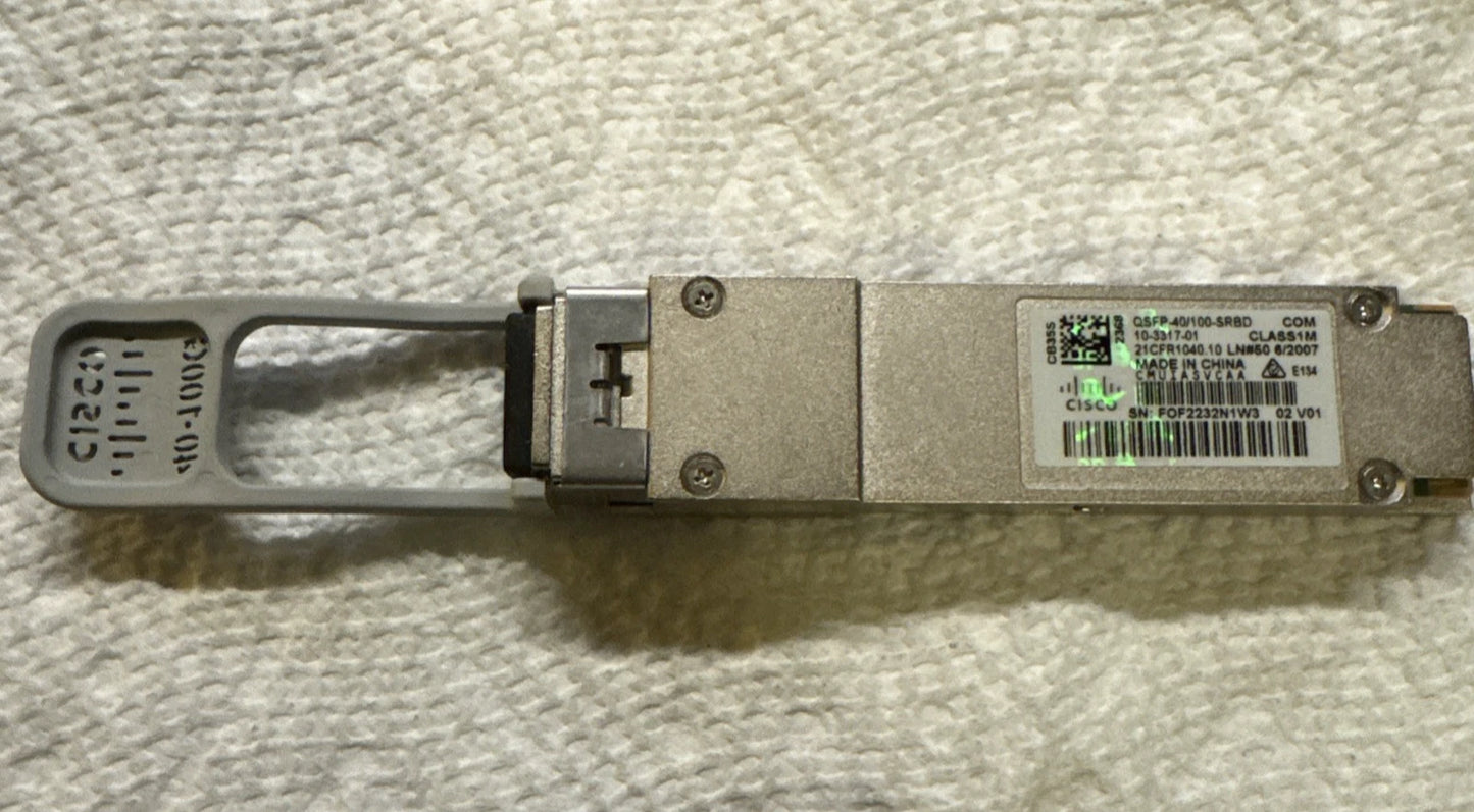 Cisco QSFP-40/100-SRBD BiDi Transceiver Module
